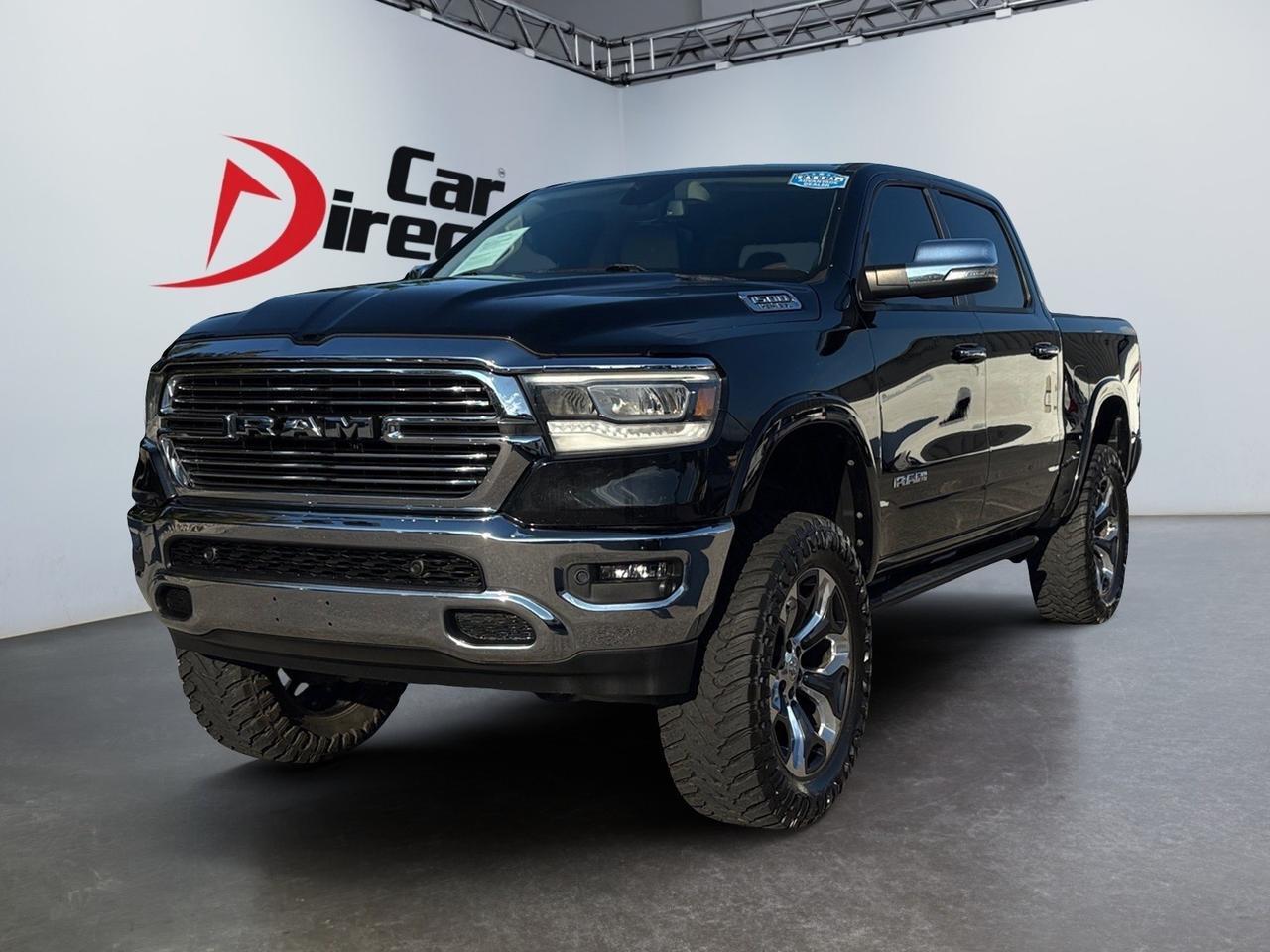 2019 Ram 1500 Laramie, TOW PACKAGE, BED LINER, APPLE CARPLAY/ANDROID AUTO, HEATED STEERING WHEEL & SEATS, BLIND SPOT ALERT, LANE KEEP ASSIST, REAR POWER SLIDING WINDOW, SUNROOF, CLEAN CERTIFIED CARFAX, RAM INTO SUMMER IN THIS 1500 LARAMIE! Virginia Beach VA