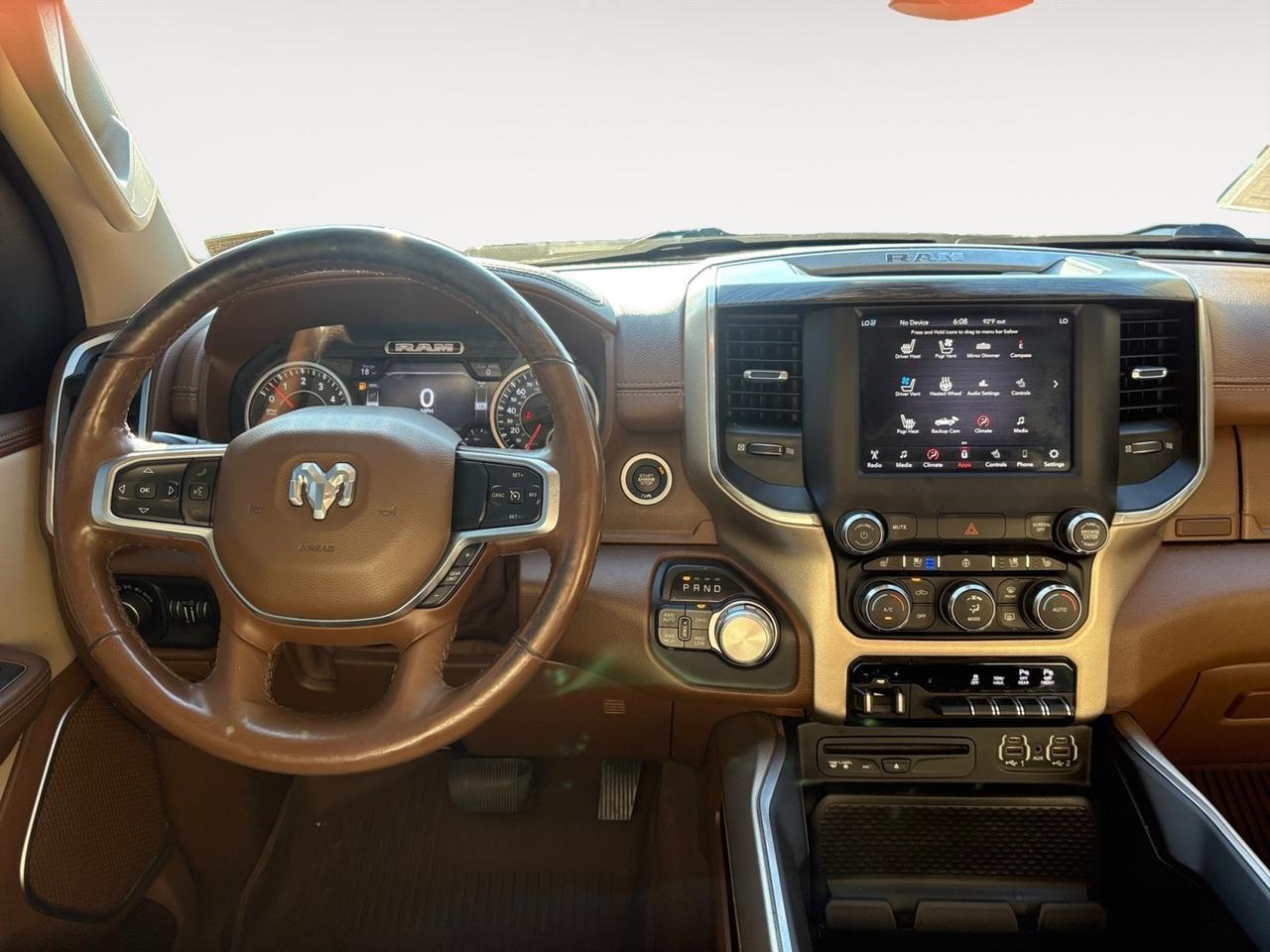 2019 Ram 1500 Laramie, TOW PACKAGE, BED LINER, APPLE CARPLAY/ANDROID AUTO, HEATED STEERING WHEEL & SEATS, BLIND SPOT ALERT, LANE KEEP ASSIST, REAR POWER SLIDING WINDOW, SUNROOF, CLEAN CERTIFIED CARFAX, RAM INTO SUMMER IN THIS 1500 LARAMIE! Virginia Beach VA