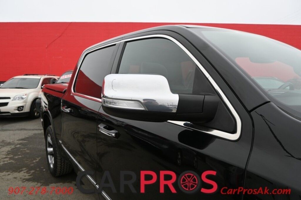 2019 Ram 1500 Limited - Crew Cab - 4X4 - 5.7L HEMI V8 - Front & Rear Heated/Cooled Leather Seats - Heated Steering Wheel - Remote Start - NAV - Harman Kardon - Panoramic Sunroof - Painted Tonneau Cover - Air Suspension - Tow Pkg - 1 Owner Anchorage AK