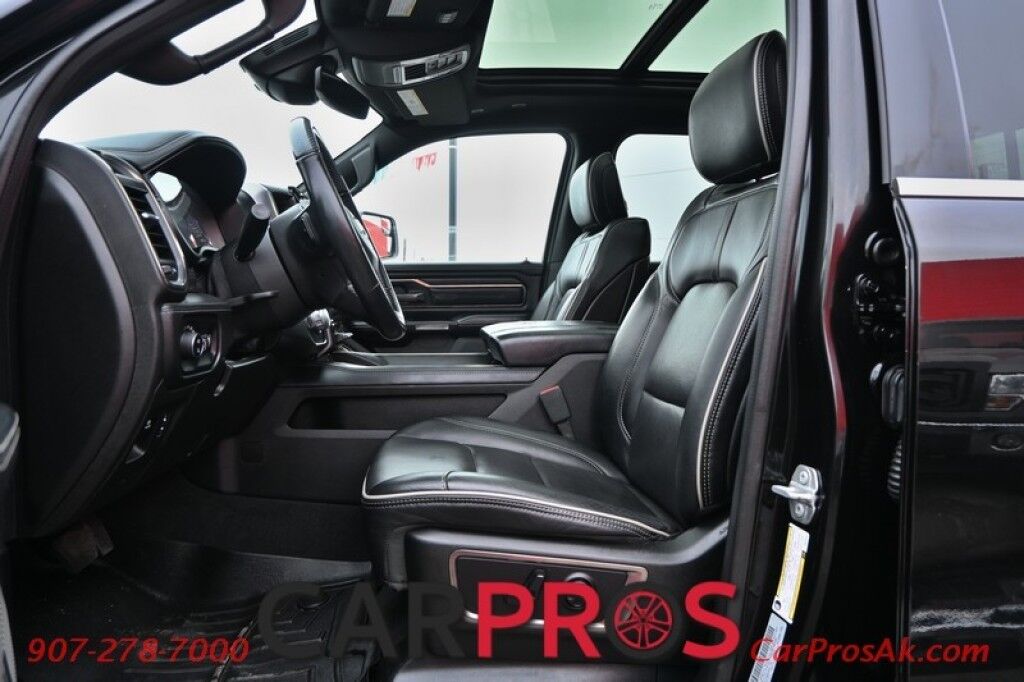 2019 Ram 1500 Limited - Crew Cab - 4X4 - 5.7L HEMI V8 - Front & Rear Heated/Cooled Leather Seats - Heated Steering Wheel - Remote Start - NAV - Harman Kardon - Panoramic Sunroof - Painted Tonneau Cover - Air Suspension - Tow Pkg - 1 Owner Anchorage AK