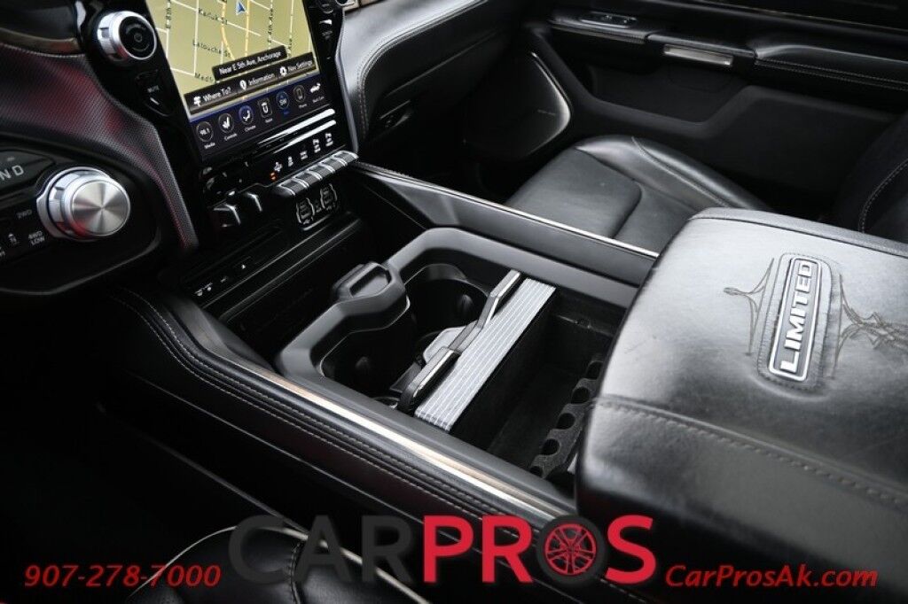 2019 Ram 1500 Limited - Crew Cab - 4X4 - 5.7L HEMI V8 - Front & Rear Heated/Cooled Leather Seats - Heated Steering Wheel - Remote Start - NAV - Harman Kardon - Panoramic Sunroof - Painted Tonneau Cover - Air Suspension - Tow Pkg - 1 Owner Anchorage AK