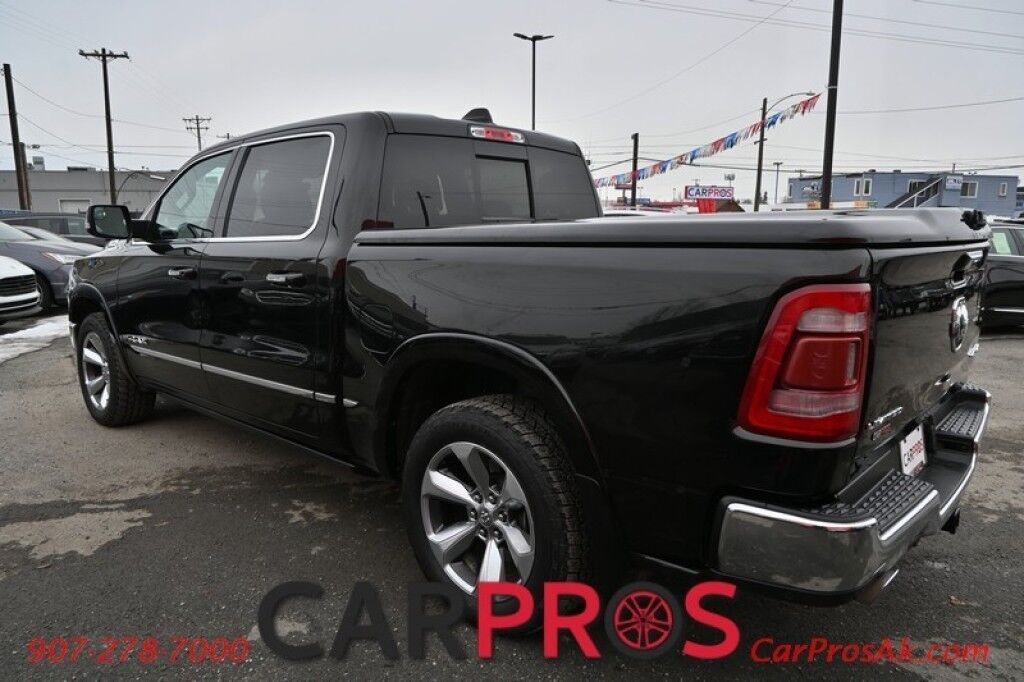 2019 Ram 1500 Limited - Crew Cab - 4X4 - 5.7L HEMI V8 - Front & Rear Heated/Cooled Leather Seats - Heated Steering Wheel - Remote Start - NAV - Harman Kardon - Panoramic Sunroof - Painted Tonneau Cover - Air Suspension - Tow Pkg - 1 Owner Anchorage AK