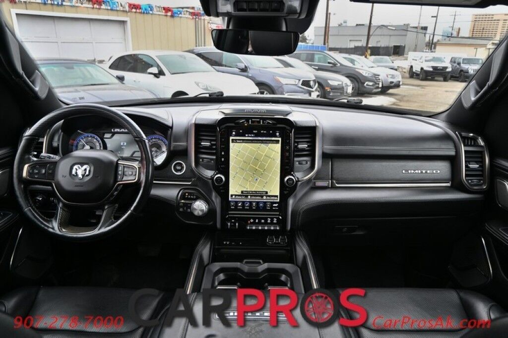 2019 Ram 1500 Limited - Crew Cab - 4X4 - 5.7L HEMI V8 - Front & Rear Heated/Cooled Leather Seats - Heated Steering Wheel - Remote Start - NAV - Harman Kardon - Panoramic Sunroof - Painted Tonneau Cover - Air Suspension - Tow Pkg - 1 Owner Anchorage AK