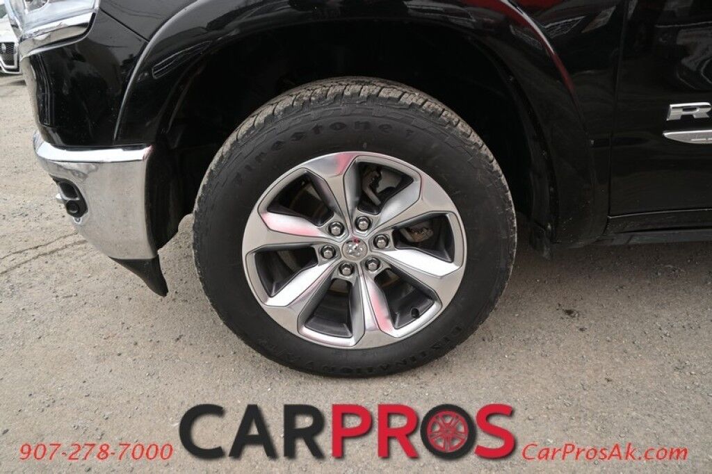 2019 Ram 1500 Limited - Crew Cab - 4X4 - 5.7L HEMI V8 - Front & Rear Heated/Cooled Leather Seats - Heated Steering Wheel - Remote Start - NAV - Harman Kardon - Panoramic Sunroof - Painted Tonneau Cover - Air Suspension - Tow Pkg - 1 Owner Anchorage AK
