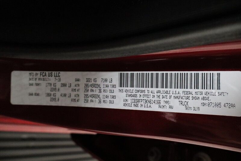 2019 Ram 1500 Limited 5.7L Hemi 12in GPS Sunroof Michelin FREE WARRANTY Arlington TX