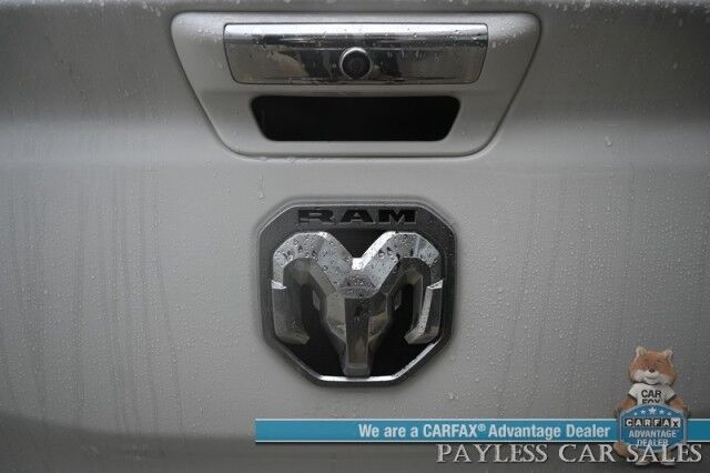 2019 Ram 1500 Limited / AWD / Level 1 Equipment / Crew Cab / Auto Start / Heated & Ventilated Leather Seats / Heated Steering / Panoramic / NAV / Harman Kardon / Blind Spot Alert / Tonneau Cover / 360 Cam / Tow Pkg Anchorage AK