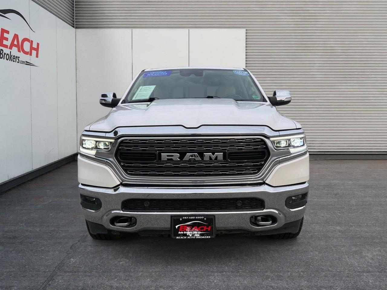 2019 Ram 1500 Limited CREW CAB 4X4, HEATED AND VENTILATED SEATS, HEATED REAR SEATS, HARMAN/KARDON SPEAKERS, POWER RUNNING BOARDS, TOW PACKAGE, SLIDING REAR WINDOW, POWER FOLDING MIRRORS, APPLE CARPLAY/ANDROID AUTO, UNIVERSAL GARAGE DOOR OPENER, RAM BOXES, REMOTE S Norfolk VA