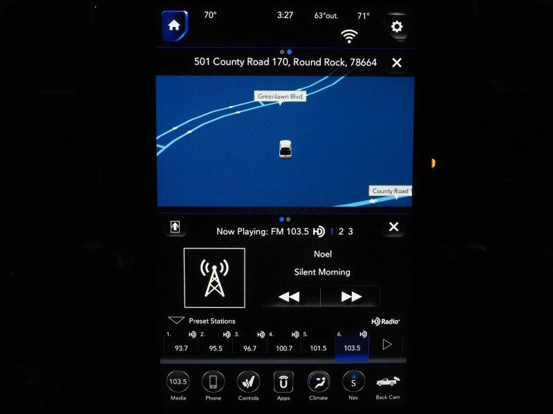 2019 Ram 1500 Limited Crew Cab *NAVIGATION, ADAPTIVE CRUISE, SAFETY ALERTS, COLOR TOUCHSCREEN, 360 VIEW CAMERAS, PANORAMA MOONROOF, LEATHER, CLIMATE SEATS, HEATED STEERING, 22 INCH WHEELS, HARMAN/KARDON, WIRELESS CHARGING Round Rock TX