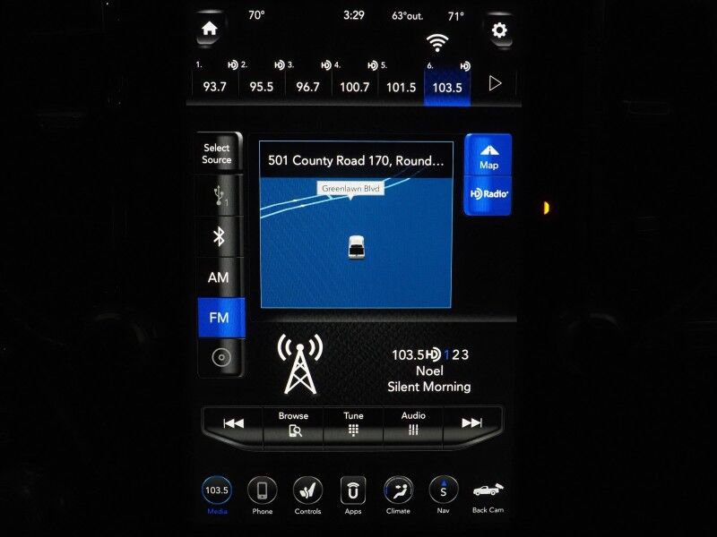 2019 Ram 1500 Limited Crew Cab *NAVIGATION, ADAPTIVE CRUISE, SAFETY ALERTS, COLOR TOUCHSCREEN, 360 VIEW CAMERAS, PANORAMA MOONROOF, LEATHER, CLIMATE SEATS, HEATED STEERING, 22 INCH WHEELS, HARMAN/KARDON, WIRELESS CHARGING Round Rock TX