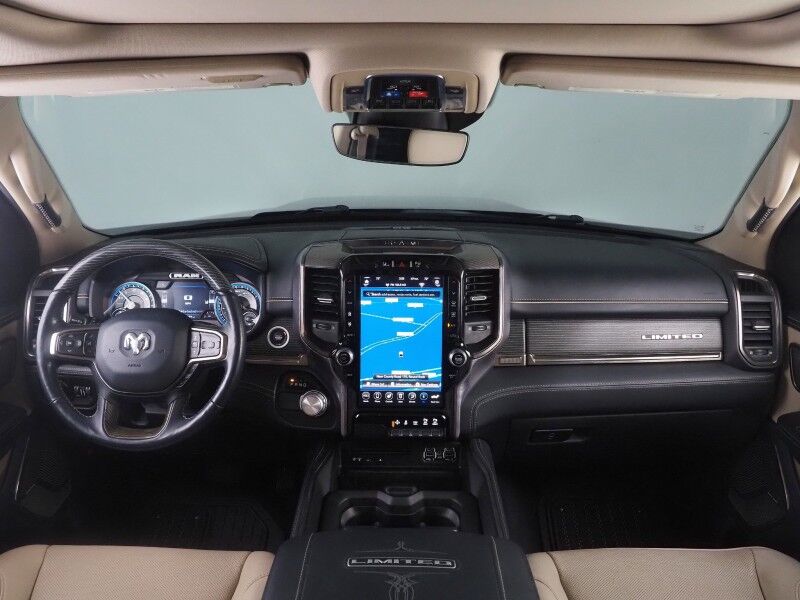 2019 Ram 1500 Limited Crew Cab *NAVIGATION, ADAPTIVE CRUISE, SAFETY ALERTS, COLOR TOUCHSCREEN, 360 VIEW CAMERAS, PANORAMA MOONROOF, LEATHER, CLIMATE SEATS, HEATED STEERING, 22 INCH WHEELS, HARMAN/KARDON, WIRELESS CHARGING