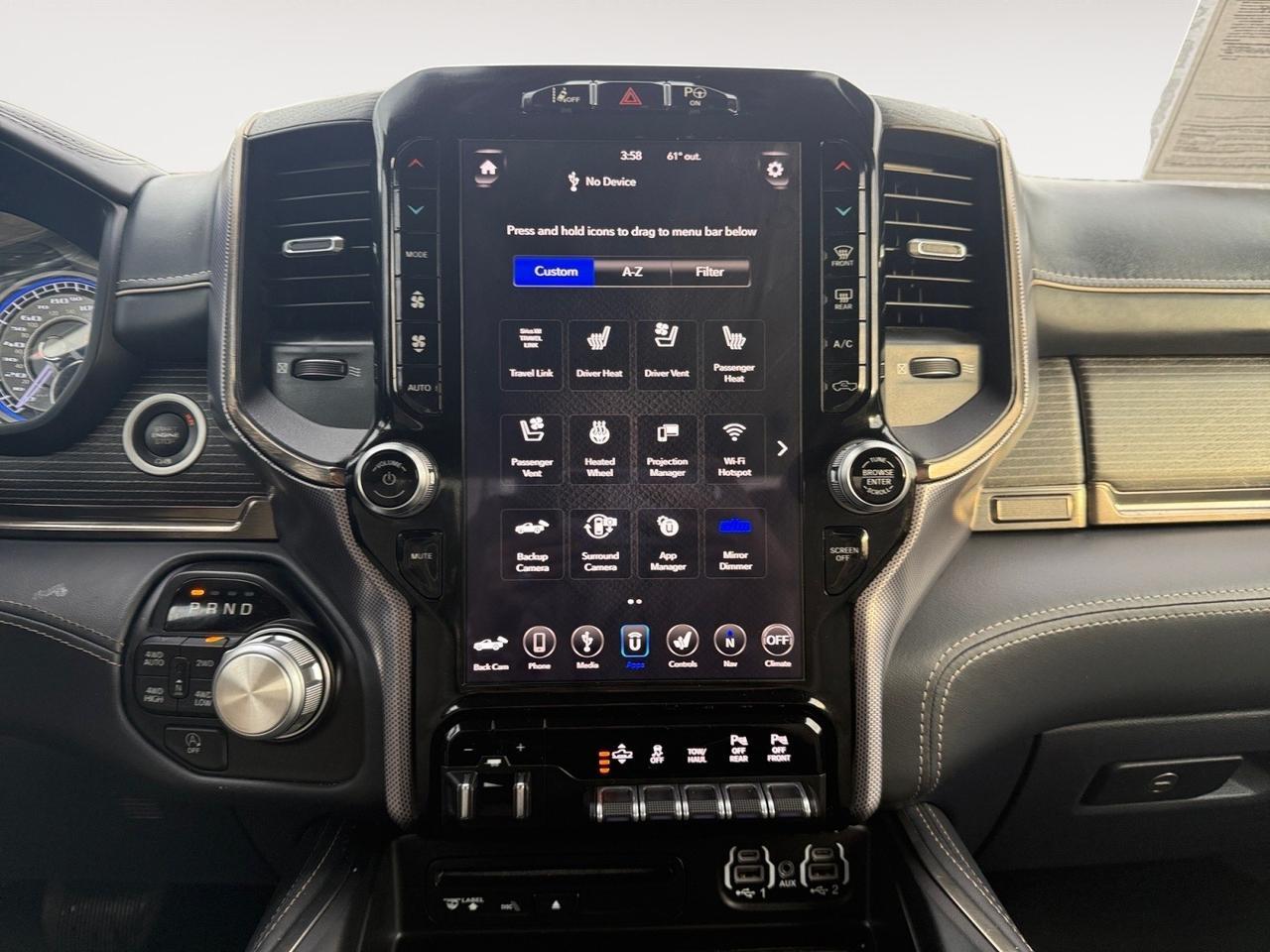 2019 Ram 1500 Limited, HEATED AND VENTILATED SEATS, HEATED REAR SEATS, HARMAN/KARDON SPEAKERS, POWER RUNNING BOARDS, TOW PACKAGE, SLIDING REAR WINDOW, POWER FOLDING MIRRORS, APPLE CARPLAY/ANDROID AUTO, UNIVERSAL GARAGE DOOR OPENER, RAM BOXES, REMOTE START, ONLY 1 Norfolk VA