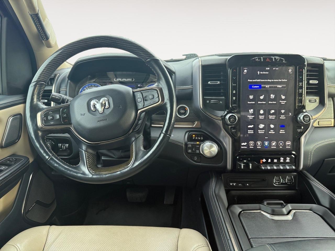 2019 Ram 1500 Limited, HEATED AND VENTILATED SEATS, HEATED REAR SEATS, HARMAN/KARDON SPEAKERS, POWER RUNNING BOARDS, TOW PACKAGE, SLIDING REAR WINDOW, POWER FOLDING MIRRORS, APPLE CARPLAY/ANDROID AUTO, UNIVERSAL GARAGE DOOR OPENER, RAM BOXES, REMOTE START, ONLY 1 Norfolk VA