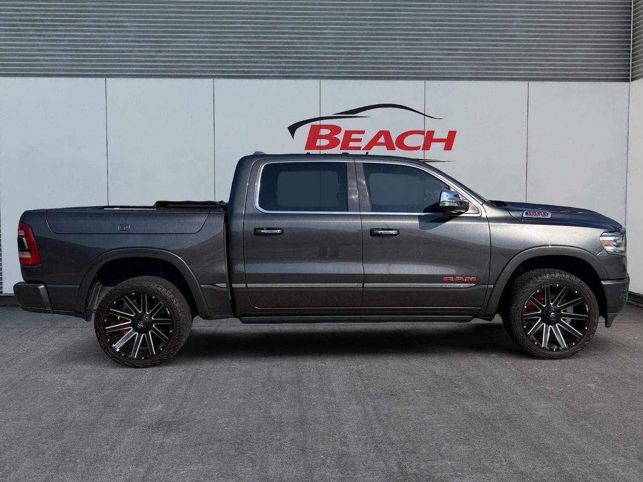 2019 Ram 1500 Limited, MOONROOF, HEATED/VENTILATED FRONT AND REAR SEATS, APPLE CARPLAY/ANDROID AUTO, HEATED STEERING WHEEL, POWER RUNNING BOARDS, BED LINER, TOW PACKAGE, POWER MIRRORS, BACKUP CAMERA, RAMBOXES, CLEAN CARFAX, ONLY 1 OWNER, NOT MANY TRUCKS COME WITH Norfolk VA