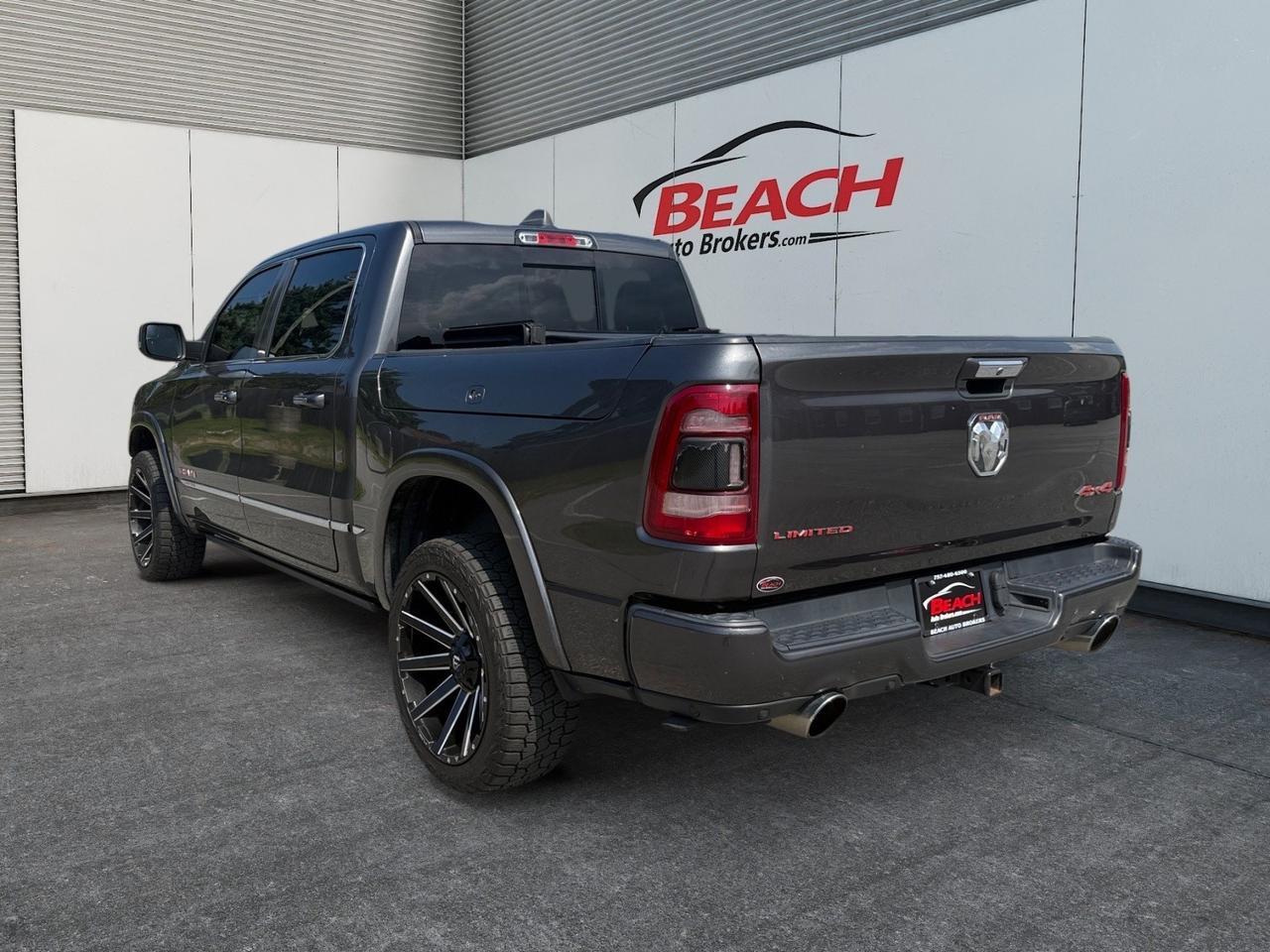 2019 Ram 1500 Limited, MOONROOF, HEATED/VENTILATED FRONT AND REAR SEATS, APPLE CARPLAY/ANDROID AUTO, HEATED STEERING WHEEL, POWER RUNNING BOARDS, BED LINER, TOW PACKAGE, POWER MIRRORS, BACKUP CAMERA, RAMBOXES, CLEAN CARFAX, ONLY 1 OWNER, NOT MANY TRUCKS COME WITH Norfolk VA