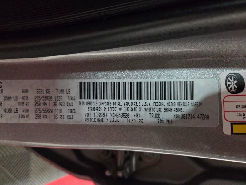 2019 Ram 1500 Lone Star Sport Pkg 5.7L Hemi V8 Touch Screen Backup Camera FREE WARRANTY Arlington TX