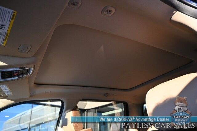 2019 Ram 1500 Longhorn / 4X4 / Crew Cab / Advance Safety & Level 1 Group / Auto Start / Heated & Cooled Leather Seats / Heated Steering / NAV / Panoramic Sunroof / Harmon Kardon / Adaptive Cruise / Lane Depart & Blind Spot / Tow Pkg / 1-Owner Anchorage AK