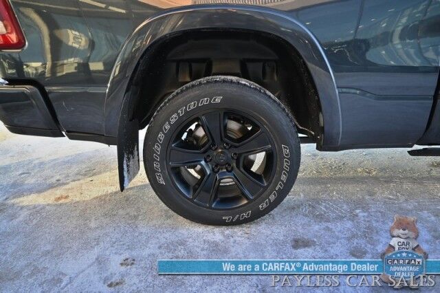 2019 Ram 1500 Longhorn / 4X4 / Crew Cab / Advance Safety & Level 1 Group / Auto Start / Heated & Cooled Leather Seats / Heated Steering / NAV / Panoramic Sunroof / Harmon Kardon / Adaptive Cruise / Lane Depart & Blind Spot / Tow Pkg / 1-Owner Anchorage AK