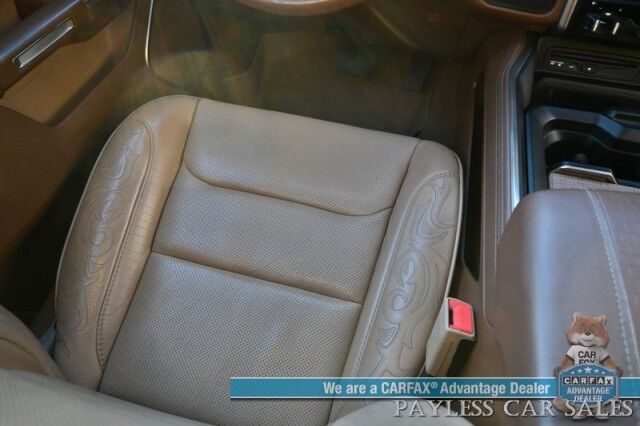 2019 Ram 1500 Longhorn / 4X4 / Crew Cab / Auto Start / Heated & Cooled Seats / Heated Steering / NAV / Sunroof / Harmon Kardon Speakers / Adaptive Cruise / Lane Depart & Blind Spot / Apple CarPlay & Android Auto / Back Up Cam / Tow Pkg / 1-Owner Anchorage AK