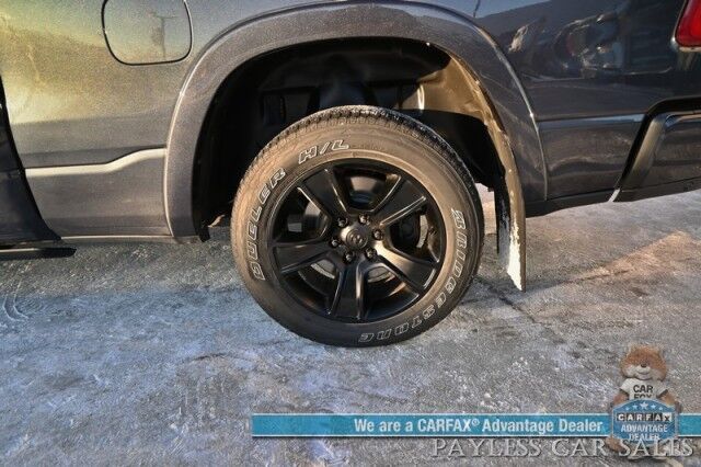 2019 Ram 1500 Longhorn / 4X4 / Crew Cab / Auto Start / Heated & Cooled Seats / Heated Steering / NAV / Sunroof / Harmon Kardon Speakers / Adaptive Cruise / Lane Depart & Blind Spot / Apple CarPlay & Android Auto / Back Up Cam / Tow Pkg / 1-Owner Anchorage AK