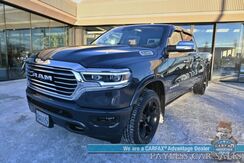 2019_Ram_1500_Longhorn / 4X4 / Crew Cab / Auto Start / Heated & Cooled Seats / Heated Steering / NAV / Sunroof / Harmon Kardon Speakers / Adaptive Cruise / Lane Depart & Blind Spot / Apple CarPlay & Android Auto / Back Up Cam / Tow Pkg / 1-Owner_ Anchorage AK