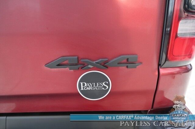 2019 Ram 1500 Rebel / 4X4 / Crew Cab / Auto Start / Heated & Cooled Leather Seats / Heated Steering Wheel / Pano Sunroof / Harman Kardon Speakers / Blind Spot Alert / Apple CarPlay & Android Auto / Back Up Camera / Bed Liner / Tow Pkg Anchorage AK