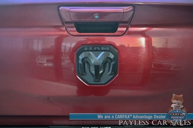 2019 Ram 1500 Rebel / 4X4 / Crew Cab / Auto Start / Heated & Cooled Leather Seats / Heated Steering Wheel / Pano Sunroof / Harman Kardon Speakers / Blind Spot Alert / Apple CarPlay & Android Auto / Back Up Camera / Bed Liner / Tow Pkg Anchorage AK