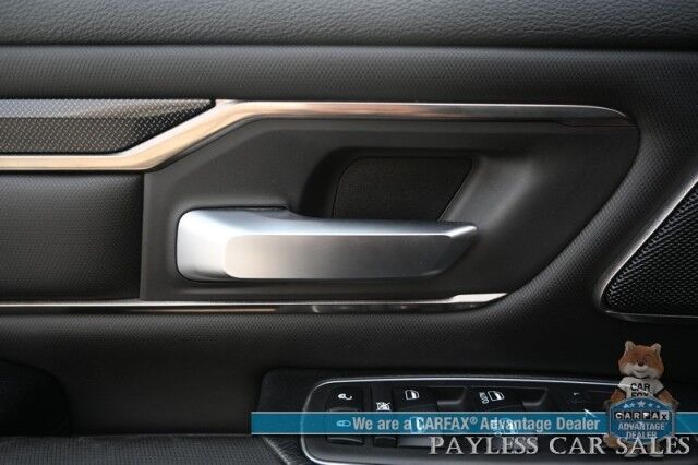 2019 Ram 1500 Rebel / 4X4 / Crew Cab / Auto Start / Heated & Cooled Leather Seats / Heated Steering Wheel / Pano Sunroof / Harman Kardon Speakers / Blind Spot Alert / Apple CarPlay & Android Auto / Back Up Camera / Bed Liner / Tow Pkg Anchorage AK