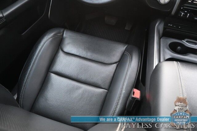 2019 Ram 1500 Rebel / 4X4 / Crew Cab / Auto Start / Heated & Cooled Leather Seats / Heated Steering Wheel / Pano Sunroof / Harman Kardon Speakers / Blind Spot Alert / Apple CarPlay & Android Auto / Back Up Camera / Bed Liner / Tow Pkg Anchorage AK