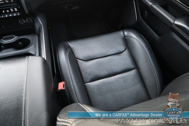 2019 Ram 1500 Rebel / 4X4 / Crew Cab / Auto Start / Heated & Cooled Leather Seats / Heated Steering Wheel / Pano Sunroof / Harman Kardon Speakers / Blind Spot Alert / Apple CarPlay & Android Auto / Back Up Camera / Bed Liner / Tow Pkg Anchorage AK