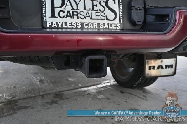 2019 Ram 1500 Rebel / 4X4 / Crew Cab / Auto Start / Heated & Cooled Leather Seats / Heated Steering Wheel / Pano Sunroof / Harman Kardon Speakers / Blind Spot Alert / Apple CarPlay & Android Auto / Back Up Camera / Bed Liner / Tow Pkg Anchorage AK