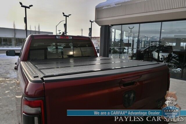 2019 Ram 1500 Rebel / 4X4 / Crew Cab / Auto Start / Heated & Cooled Leather Seats / Heated Steering Wheel / Pano Sunroof / Harman Kardon Speakers / Blind Spot Alert / Apple CarPlay & Android Auto / Back Up Camera / Bed Liner / Tow Pkg Anchorage AK