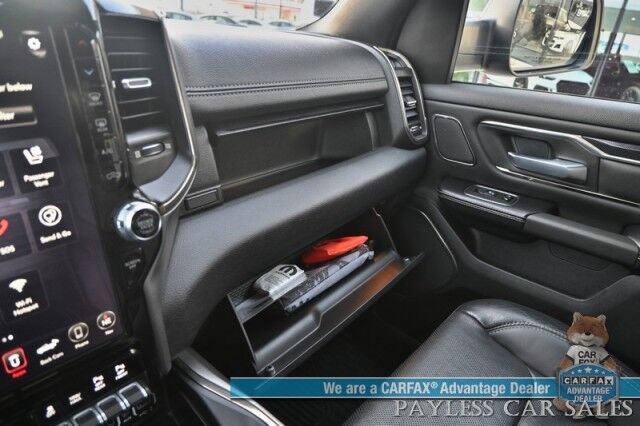 2019 Ram 1500 Rebel / 4X4 / Crew Cab / Auto Start / Heated & Cooled Leather Seats / Heated Steering Wheel / Pano Sunroof / Harman Kardon Speakers / Blind Spot Alert / Apple CarPlay & Android Auto / Back Up Camera / Bed Liner / Tow Pkg Anchorage AK