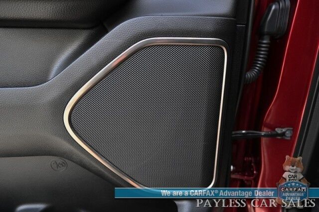 2019 Ram 1500 Rebel / 4X4 / Crew Cab / Auto Start / Heated & Cooled Leather Seats / Heated Steering Wheel / Pano Sunroof / Harman Kardon Speakers / Blind Spot Alert / Apple CarPlay & Android Auto / Back Up Camera / Bed Liner / Tow Pkg Anchorage AK