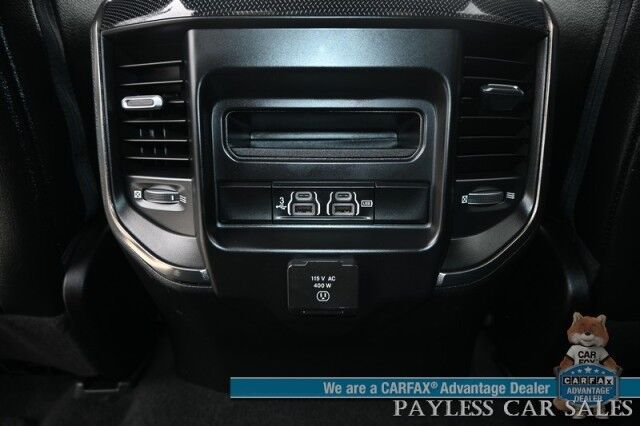 2019 Ram 1500 Rebel / 4X4 / Crew Cab / Level 2 Group / Auto Start / Heated & Cooled Leather Seats / Heated Steering Wheel / Navigation / Panoramic Sunroof / Alpine Speakers / Blind Spot Alert / Apple CarPlay & Android Auto / Tow Pkg Anchorage AK
