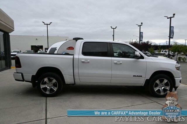 2019 Ram 1500 Rebel / 4X4 / Crew Cab / Level 2 Group / Auto Start / Heated & Cooled Leather Seats / Heated Steering Wheel / Navigation / Panoramic Sunroof / Alpine Speakers / Blind Spot Alert / Apple CarPlay & Android Auto / Tow Pkg Anchorage AK