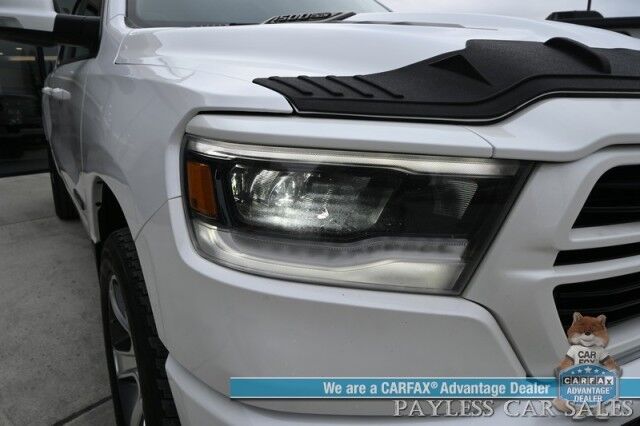 2019 Ram 1500 Rebel / 4X4 / Crew Cab / Level 2 Group / Auto Start / Heated & Cooled Leather Seats / Heated Steering Wheel / Navigation / Panoramic Sunroof / Alpine Speakers / Blind Spot Alert / Apple CarPlay & Android Auto / Tow Pkg Anchorage AK