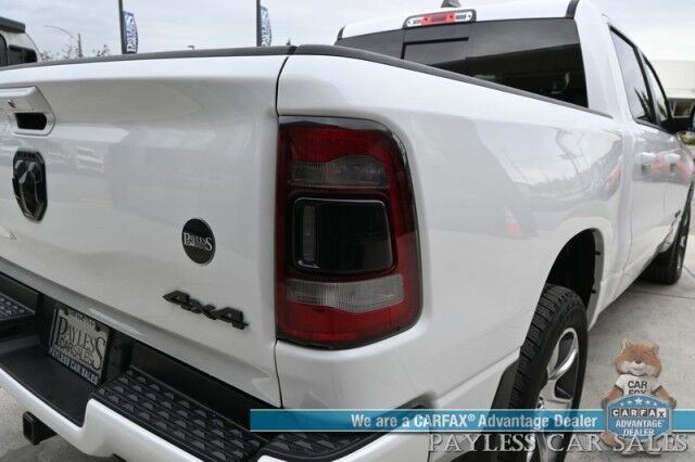 2019 Ram 1500 Rebel / 4X4 / Crew Cab / Level 2 Group / Auto Start / Heated & Cooled Leather Seats / Heated Steering Wheel / Navigation / Panoramic Sunroof / Alpine Speakers / Blind Spot Alert / Apple CarPlay & Android Auto / Tow Pkg Anchorage AK