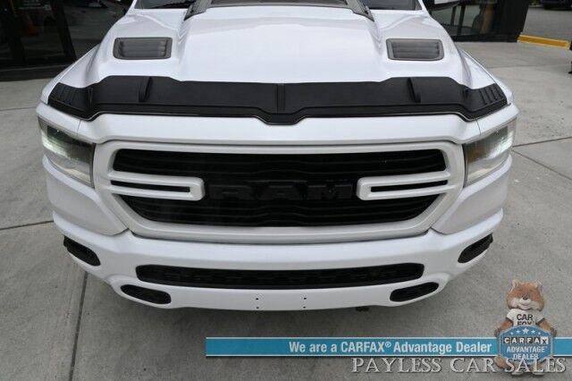2019 Ram 1500 Rebel / 4X4 / Crew Cab / Level 2 Group / Auto Start / Heated & Cooled Leather Seats / Heated Steering Wheel / Navigation / Panoramic Sunroof / Alpine Speakers / Blind Spot Alert / Apple CarPlay & Android Auto / Tow Pkg Anchorage AK