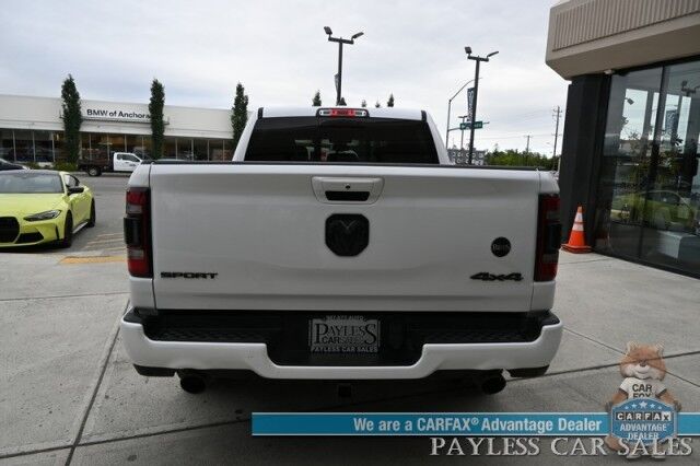 2019 Ram 1500 Rebel / 4X4 / Crew Cab / Level 2 Group / Auto Start / Heated & Cooled Leather Seats / Heated Steering Wheel / Navigation / Panoramic Sunroof / Alpine Speakers / Blind Spot Alert / Apple CarPlay & Android Auto / Tow Pkg Anchorage AK