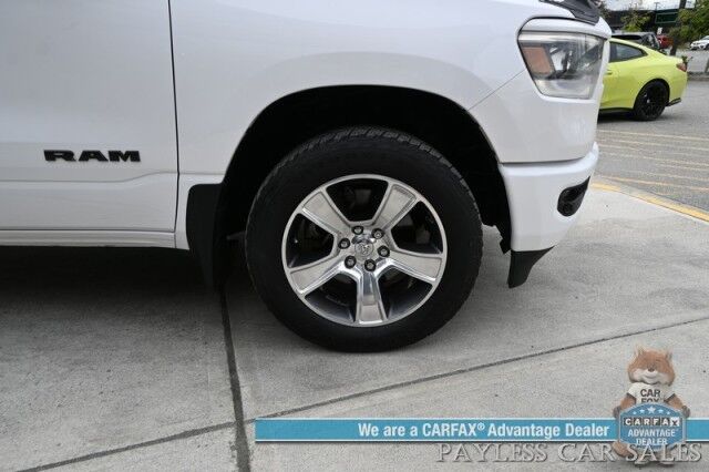 2019 Ram 1500 Rebel / 4X4 / Crew Cab / Level 2 Group / Auto Start / Heated & Cooled Leather Seats / Heated Steering Wheel / Navigation / Panoramic Sunroof / Alpine Speakers / Blind Spot Alert / Apple CarPlay & Android Auto / Tow Pkg Anchorage AK