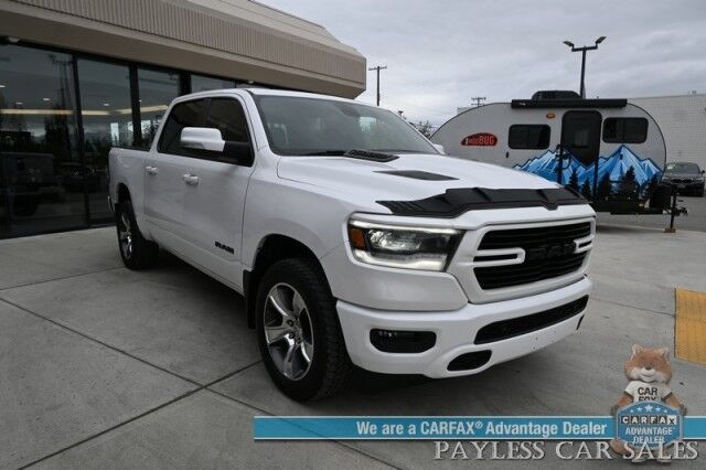 2019 Ram 1500 Rebel / 4X4 / Crew Cab / Level 2 Group / Auto Start / Heated & Cooled Leather Seats / Heated Steering Wheel / Navigation / Panoramic Sunroof / Alpine Speakers / Blind Spot Alert / Apple CarPlay & Android Auto / Tow Pkg Anchorage AK