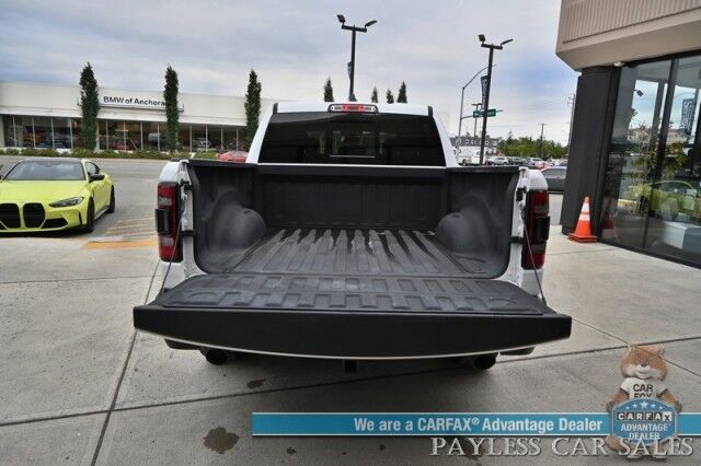 2019 Ram 1500 Rebel / 4X4 / Crew Cab / Level 2 Group / Auto Start / Heated & Cooled Leather Seats / Heated Steering Wheel / Navigation / Panoramic Sunroof / Alpine Speakers / Blind Spot Alert / Apple CarPlay & Android Auto / Tow Pkg Anchorage AK
