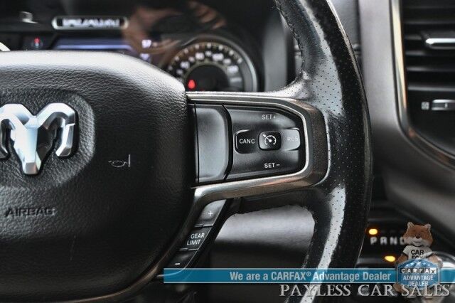 2019 Ram 1500 Rebel / 4X4 / Crew Cab / Level 2 Group / Auto Start / Heated & Cooled Leather Seats / Heated Steering Wheel / Navigation / Panoramic Sunroof / Alpine Speakers / Blind Spot Alert / Apple CarPlay & Android Auto / Tow Pkg Anchorage AK