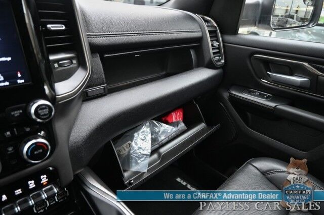 2019 Ram 1500 Rebel / 4X4 / Crew Cab / Level 2 Group / Auto Start / Heated & Cooled Leather Seats / Heated Steering Wheel / Navigation / Panoramic Sunroof / Alpine Speakers / Blind Spot Alert / Apple CarPlay & Android Auto / Tow Pkg Anchorage AK