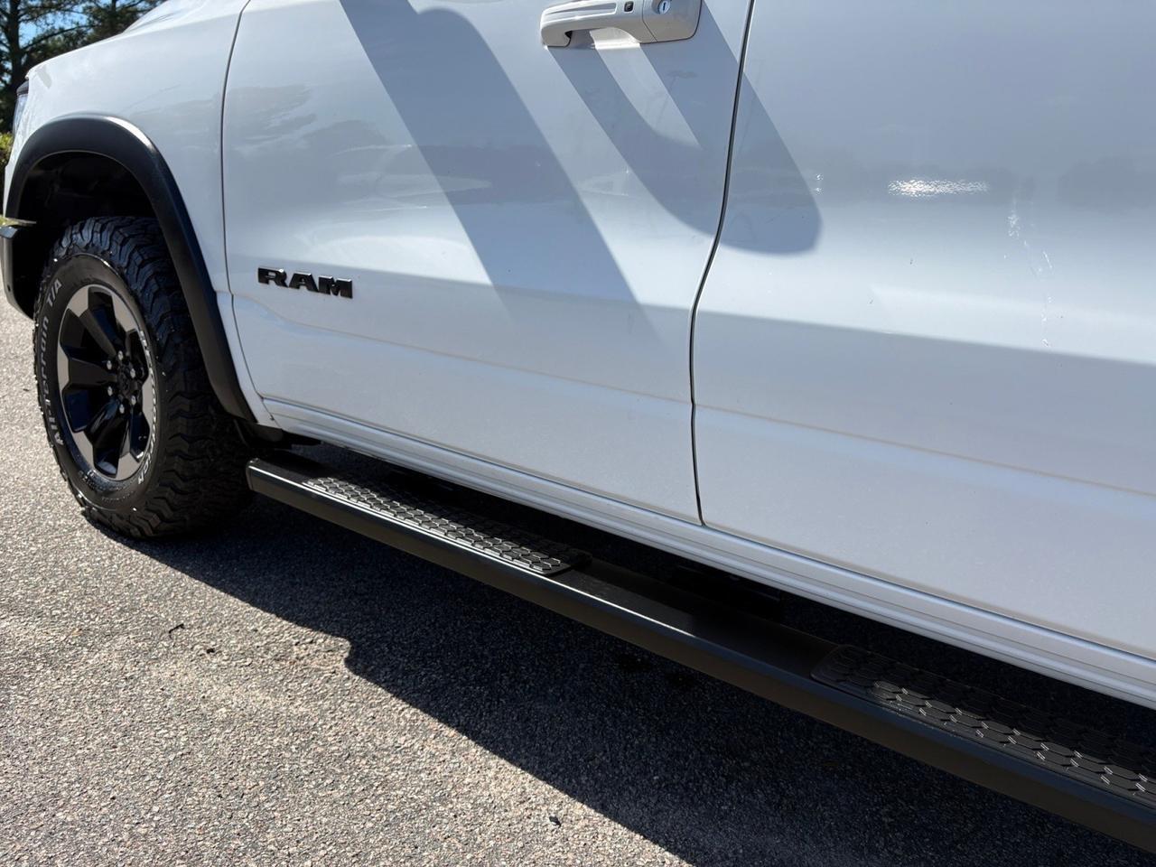 2019 Ram 1500 Rebel, BLIND SPOT ALERT, BLACK TUBULAR SIDE STEPS, REMOTE START, BACKUP CAMERA WITH PARKING SENSORS, PANORAMIC SUNROOF, APPLE CARPLAY/ANDROID AUTO, CLEAN CARFAX, BECOME A REBEL ON THE ROAD! Virginia Beach VA