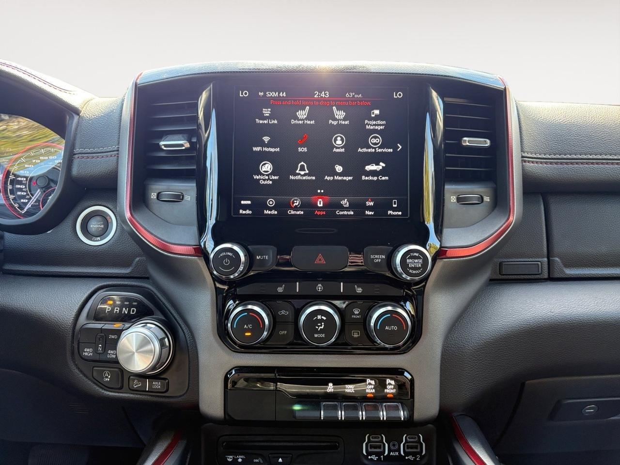 2019 Ram 1500 Rebel, BLIND SPOT ALERT, BLACK TUBULAR SIDE STEPS, REMOTE START, BACKUP CAMERA WITH PARKING SENSORS, PANORAMIC SUNROOF, APPLE CARPLAY/ANDROID AUTO, CLEAN CARFAX, BECOME A REBEL ON THE ROAD! Virginia Beach VA