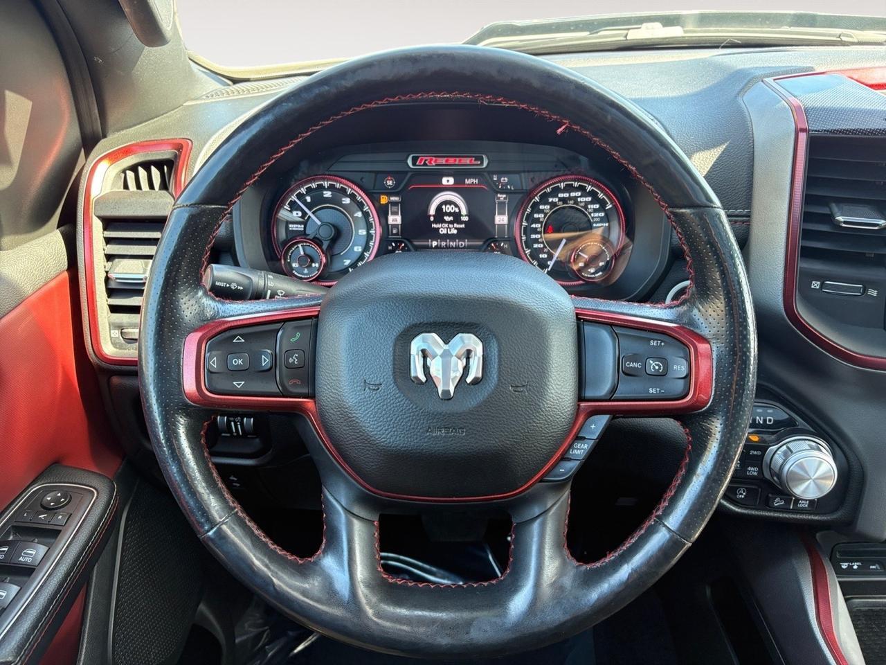 2019 Ram 1500 Rebel, BLIND SPOT ALERT, BLACK TUBULAR SIDE STEPS, REMOTE START, BACKUP CAMERA WITH PARKING SENSORS, PANORAMIC SUNROOF, APPLE CARPLAY/ANDROID AUTO, CLEAN CARFAX, BECOME A REBEL ON THE ROAD! Virginia Beach VA