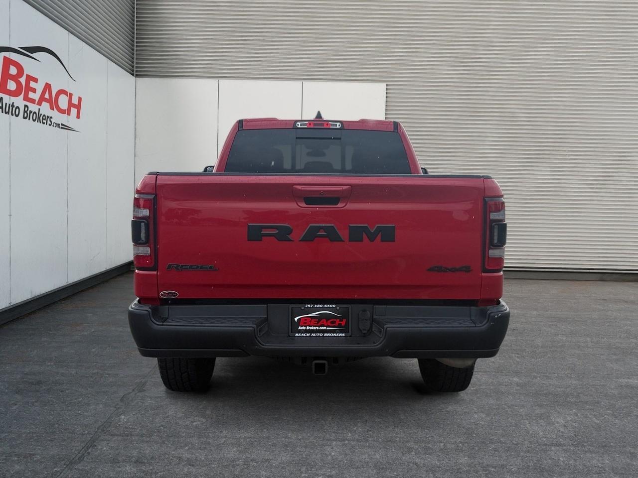 2019 Ram 1500 Rebel, BLUETOOTH, POWER SLIDING REAR WINDOW, TOW HOOKS, TOW PACKAGE, BACKUP CAMERA, POWER/HEATED MIRRORS, CLEAN CARFAX! Norfolk VA