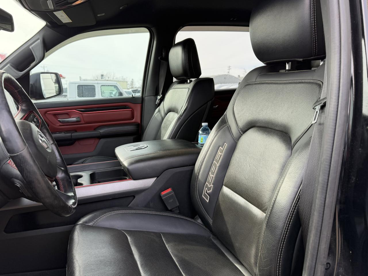 2019 Ram 1500 Rebel Crew Cab 4x4 | NAV | 12IN Display | Leather | Heated Seats | Remote Start | OffRoad Suspension Redwater AB