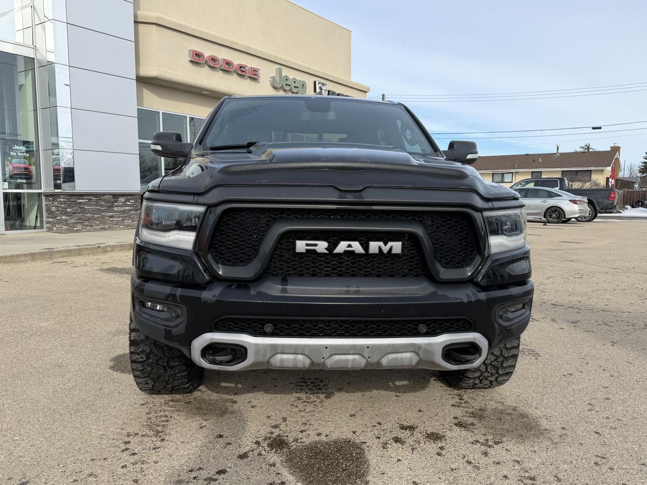 2019 Ram 1500 Rebel Crew Cab 4x4 | NAV | 12IN Display | Leather | Heated Seats | Remote Start | OffRoad Suspension Redwater AB